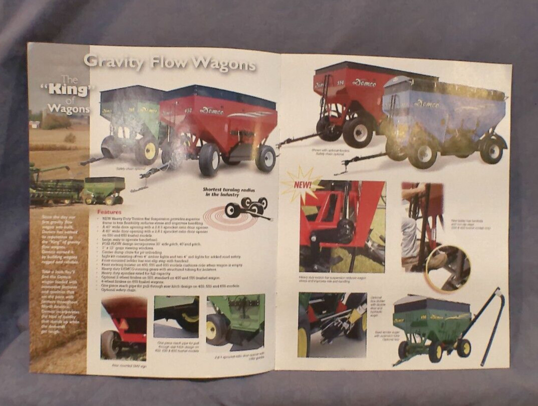 Demco The “King” Of Wagons And Grain Carts Sales Brochure