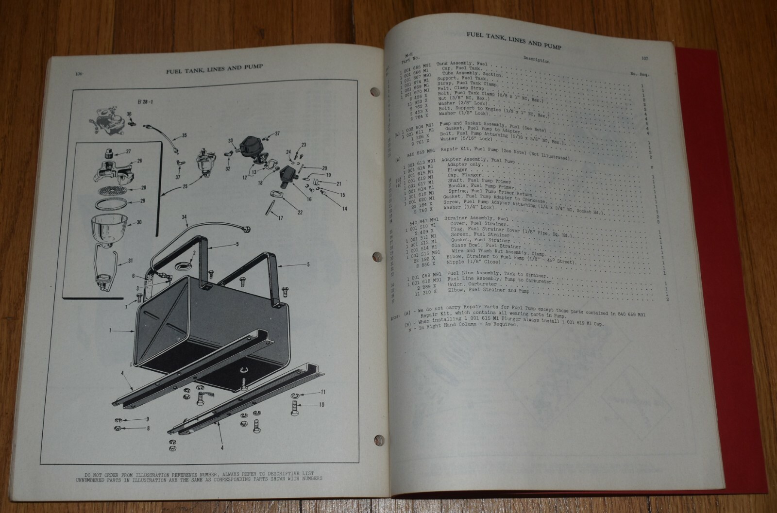 Vintage MASSEY HARRIS No 50 Farm Clipper Combine Parts List