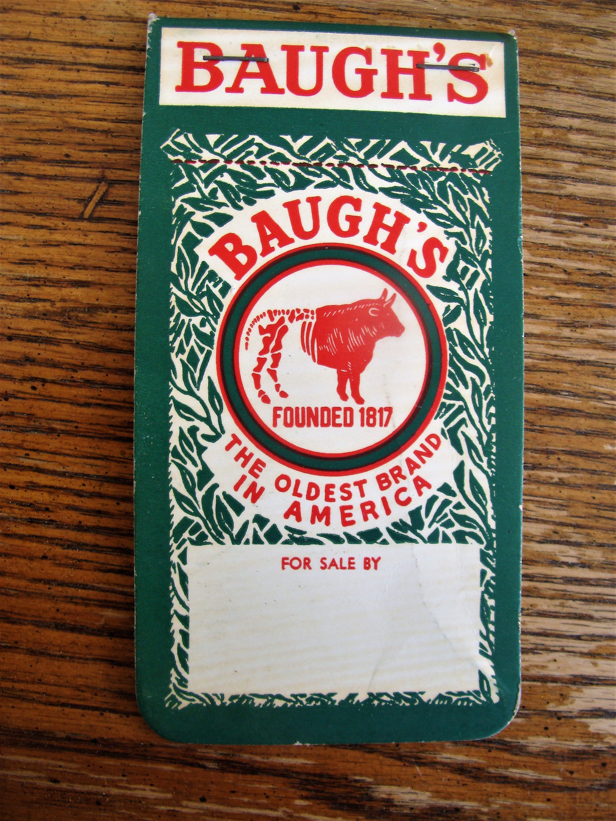 Vtg NOS Baugh’s Premium Plant Food Soil Builder Pocket Memo Book Exc Cond