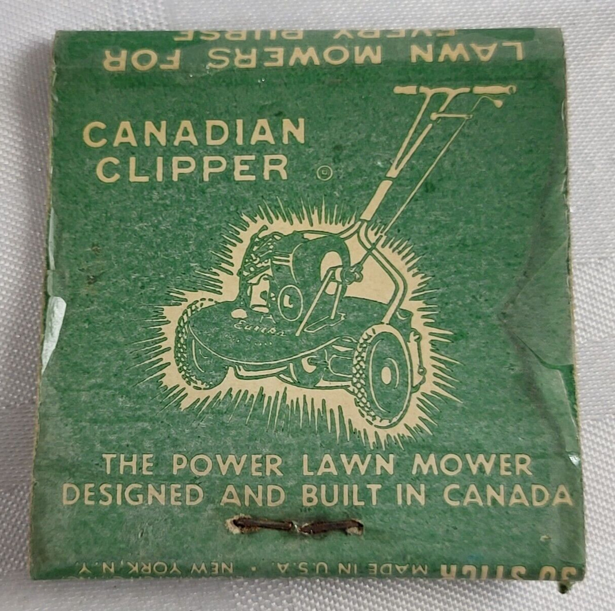 1940’S EUREKA WOODSTOCK CANADA CANADIAN CLIPPER LAWN MOWER ADVERTISING VINTAGE