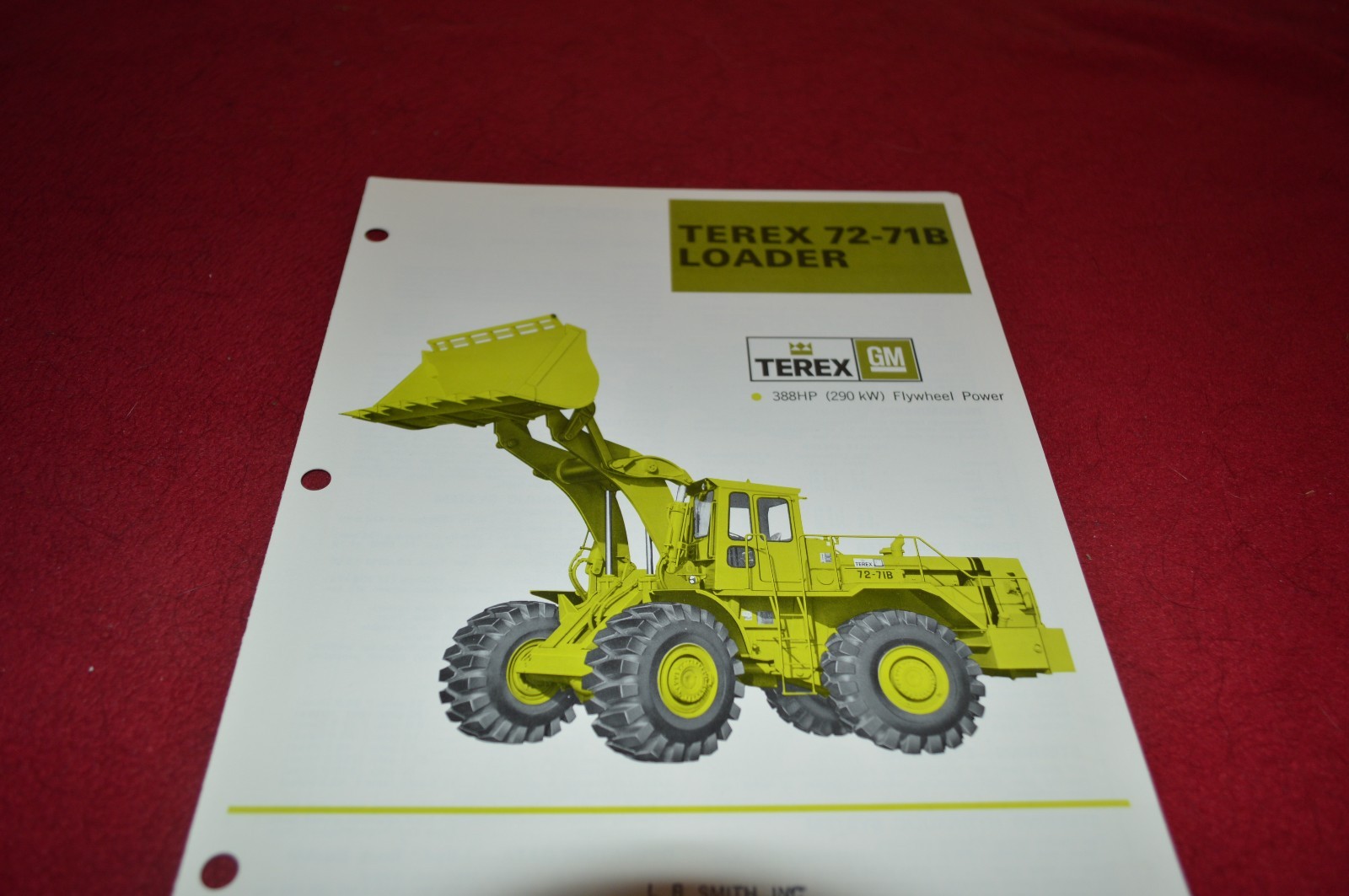 Terex 72-71B Loader Dealer’s Brochure DCPA4