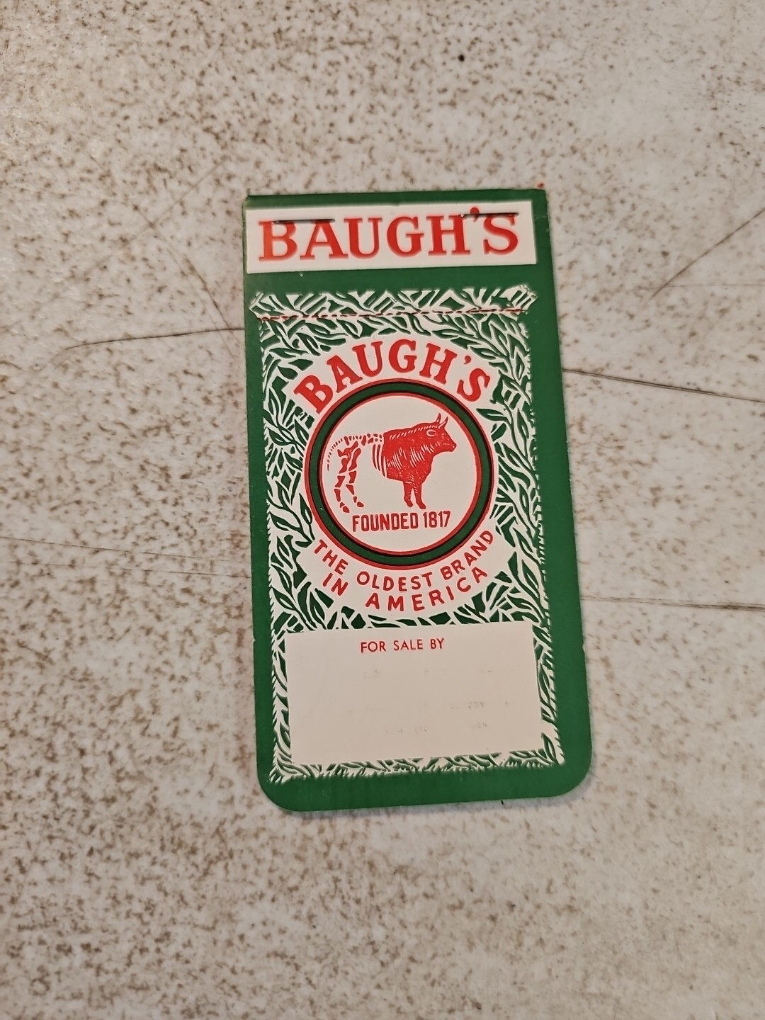 Vintage Baugh’s Premium Plant Food & Soil Builder Unused Pocket Note Pad