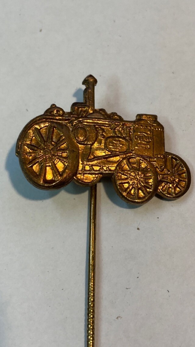 1920’s ADVANCE RUMELY TRACTOR STICKPIN FARM ADVERTISING LAPORTE IN