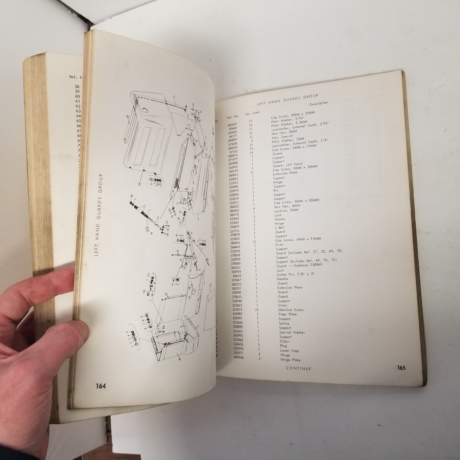 Sperry New Holland Model 1400 Combine Service Parts Catalog, Illustrated