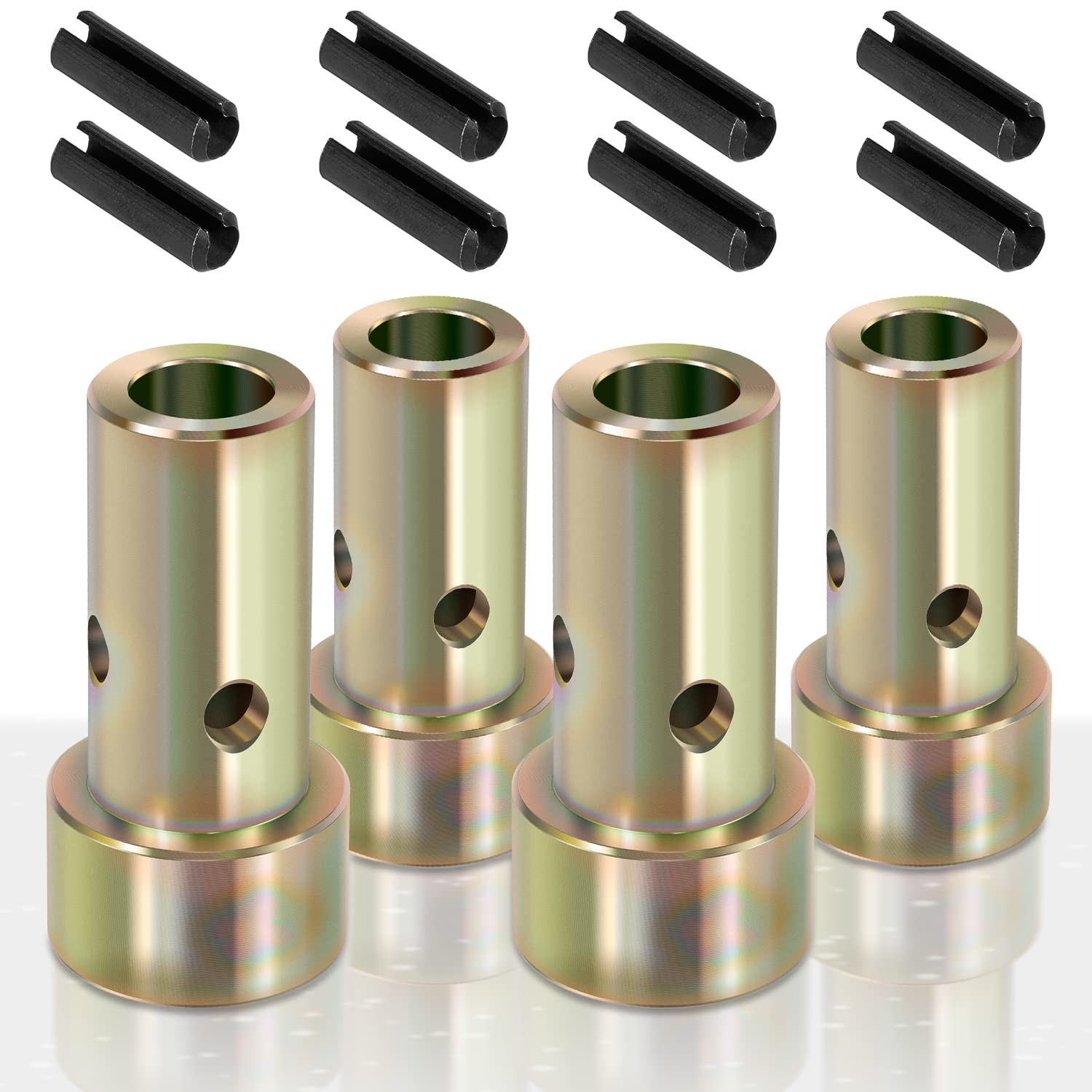 2 Pairs of Cat 1 Quick Hitch Adapter Bushings Set for Category I 3Point Tract…