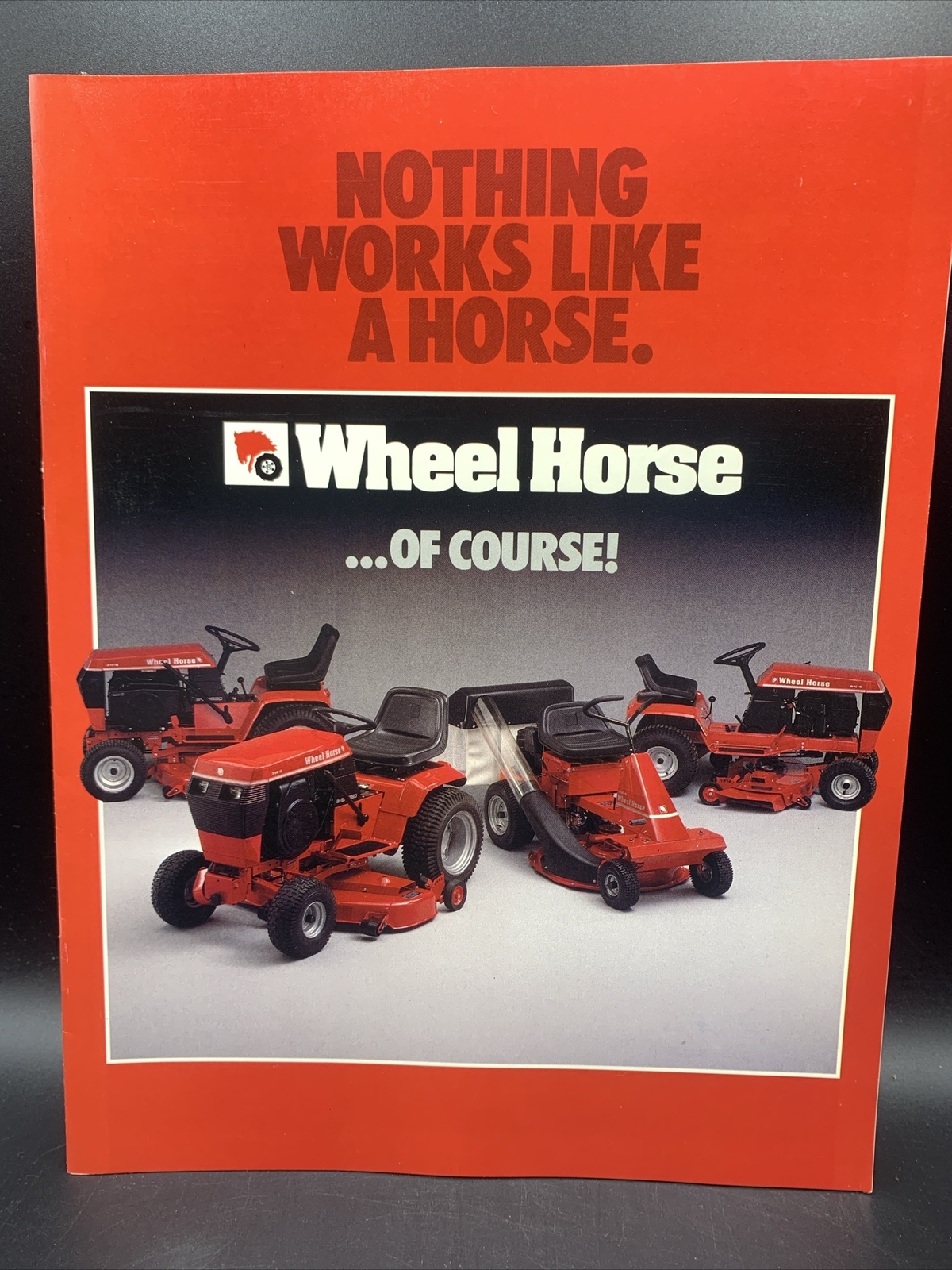 Lot of 6 Original NOS Wheel Horse Lawn & Garden Tractor Brochures-1980 thru 1984