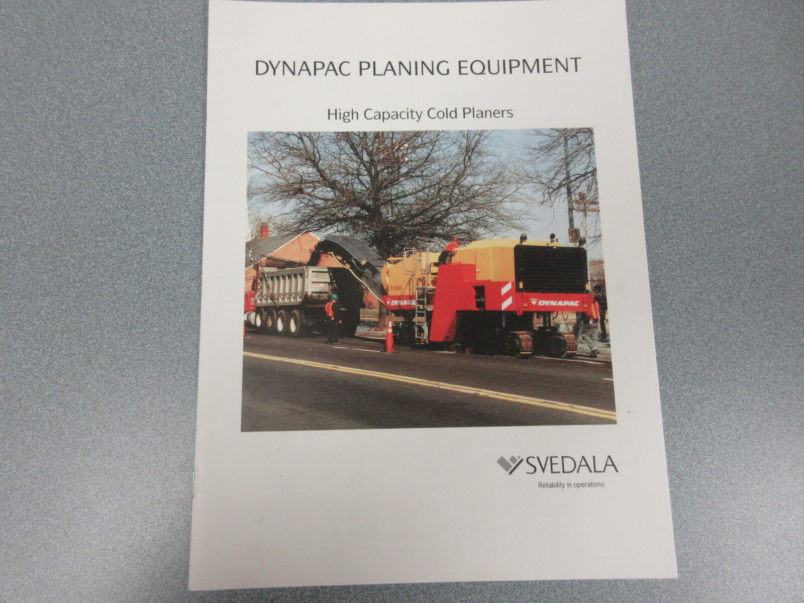 Dynapac Planing Equipment Brochure 8 Page