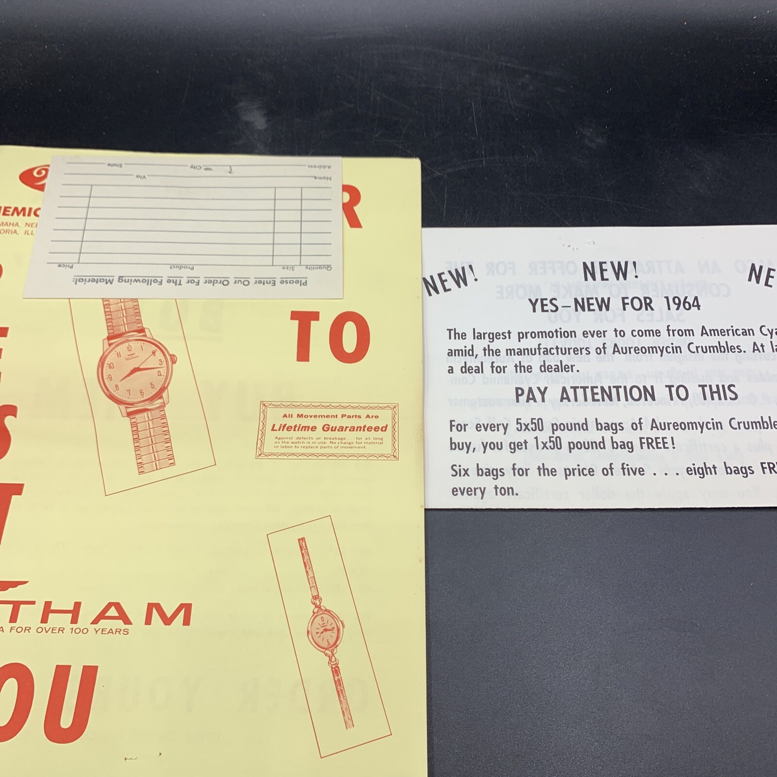 Lot 1960’s Miller Chemical Co Dealer Catalog & Price List-Home/Farm/Livestock