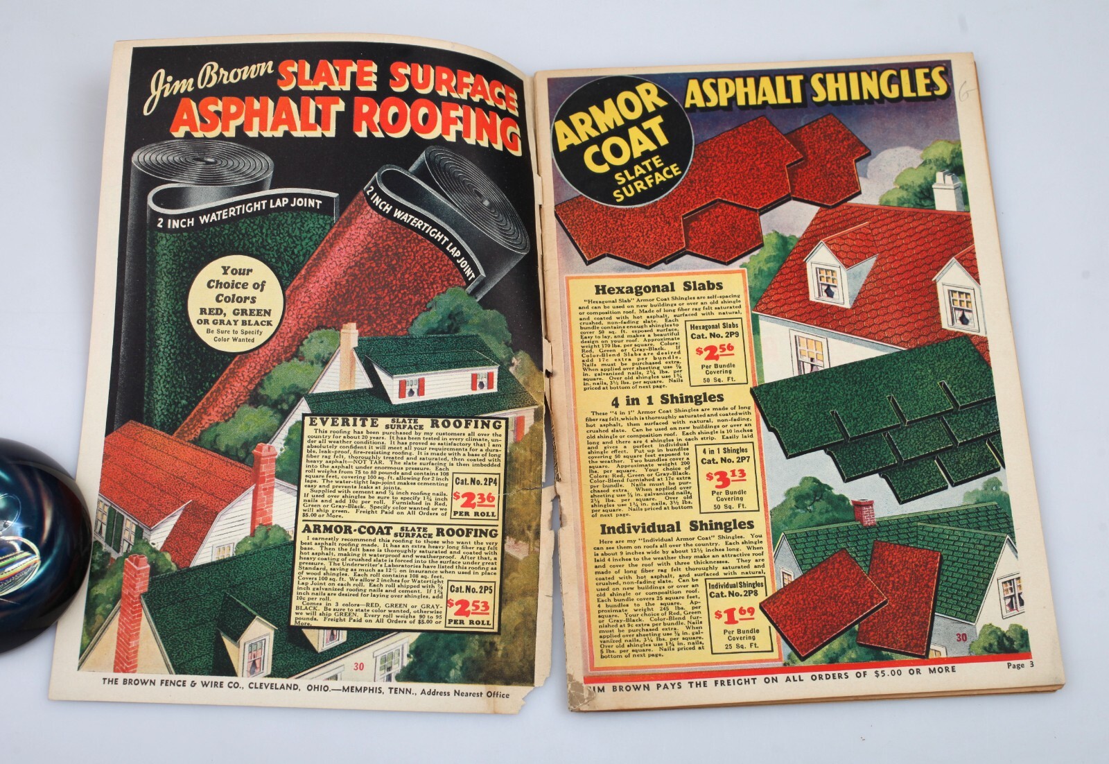 1930s Jim Brown’s Fence & Wire Bargain Book Farm Supply Catalog Cleveland