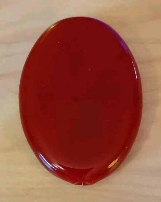 Midland Cooperatives Vintage 1970’s Red Oval Vinyl Coin Pouch