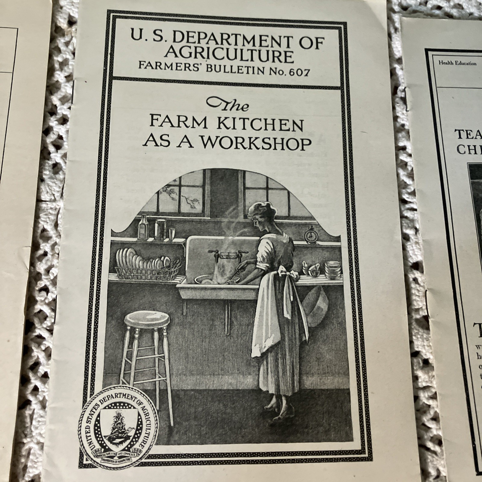 Departments of US Government Antique 1900’s & 20’s Bulletin’s Pamphlet’s -C