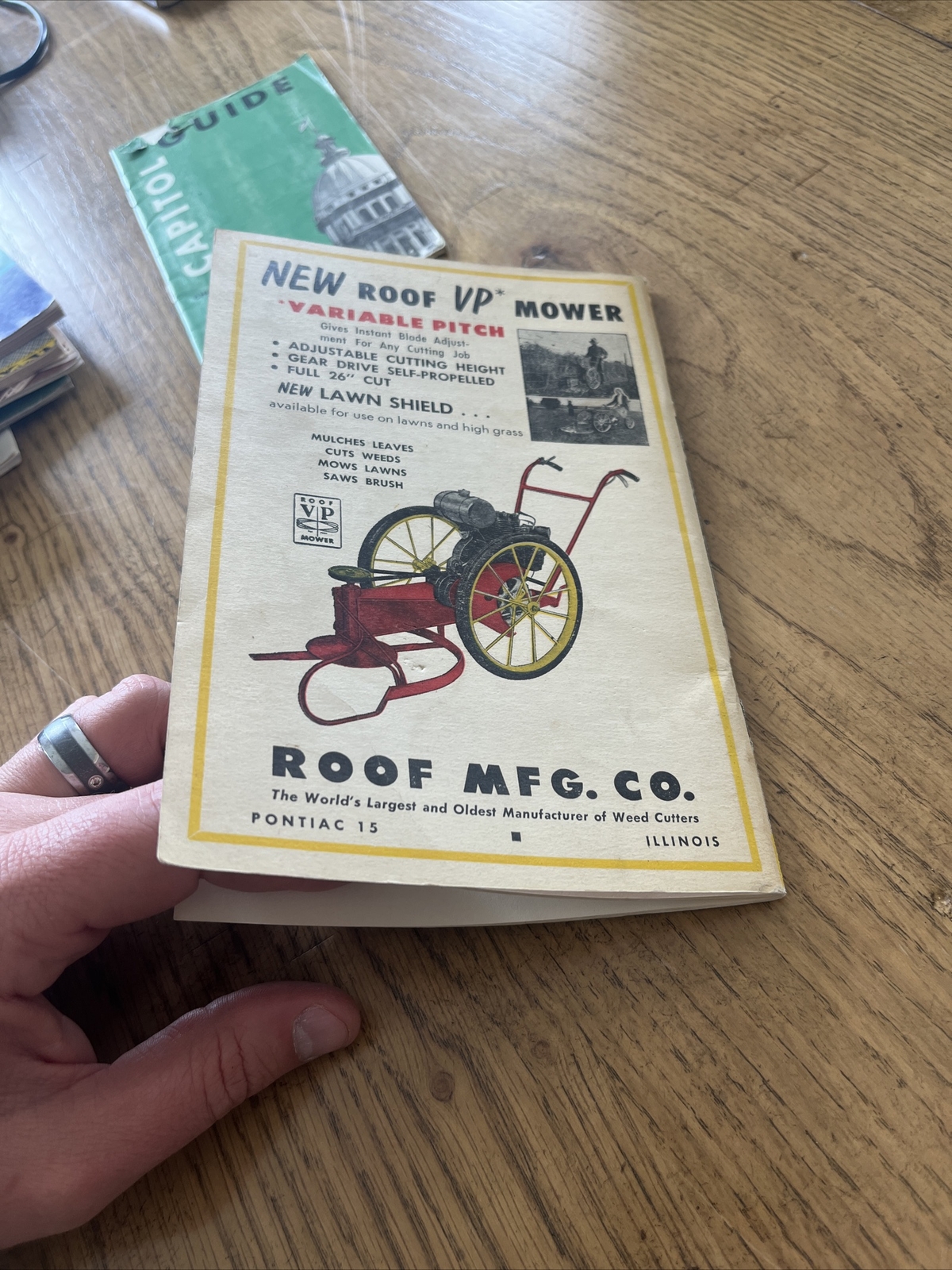 1957 Threshermen’s Reunion Brochure Program Old Pontiac IL Advertising