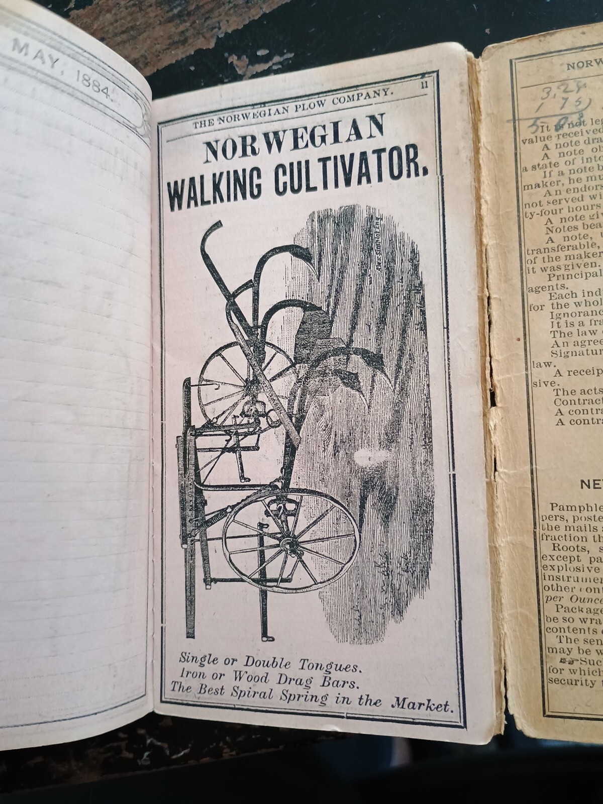 1884 Norwegian Plow Co. Dubuque Iowa Illustrated Catalogue Agricultura Equipment