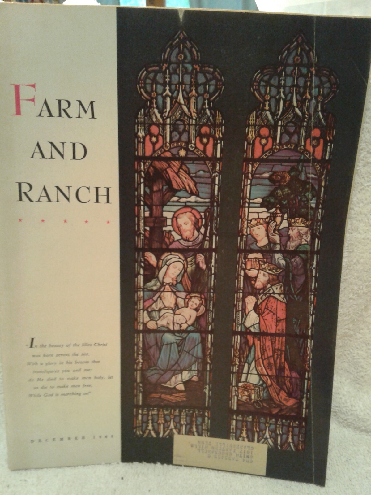 December 1960 FARM & RANCH mag SOUTHERN AGRICULTURIST adver Vol 90 No12 Chevy