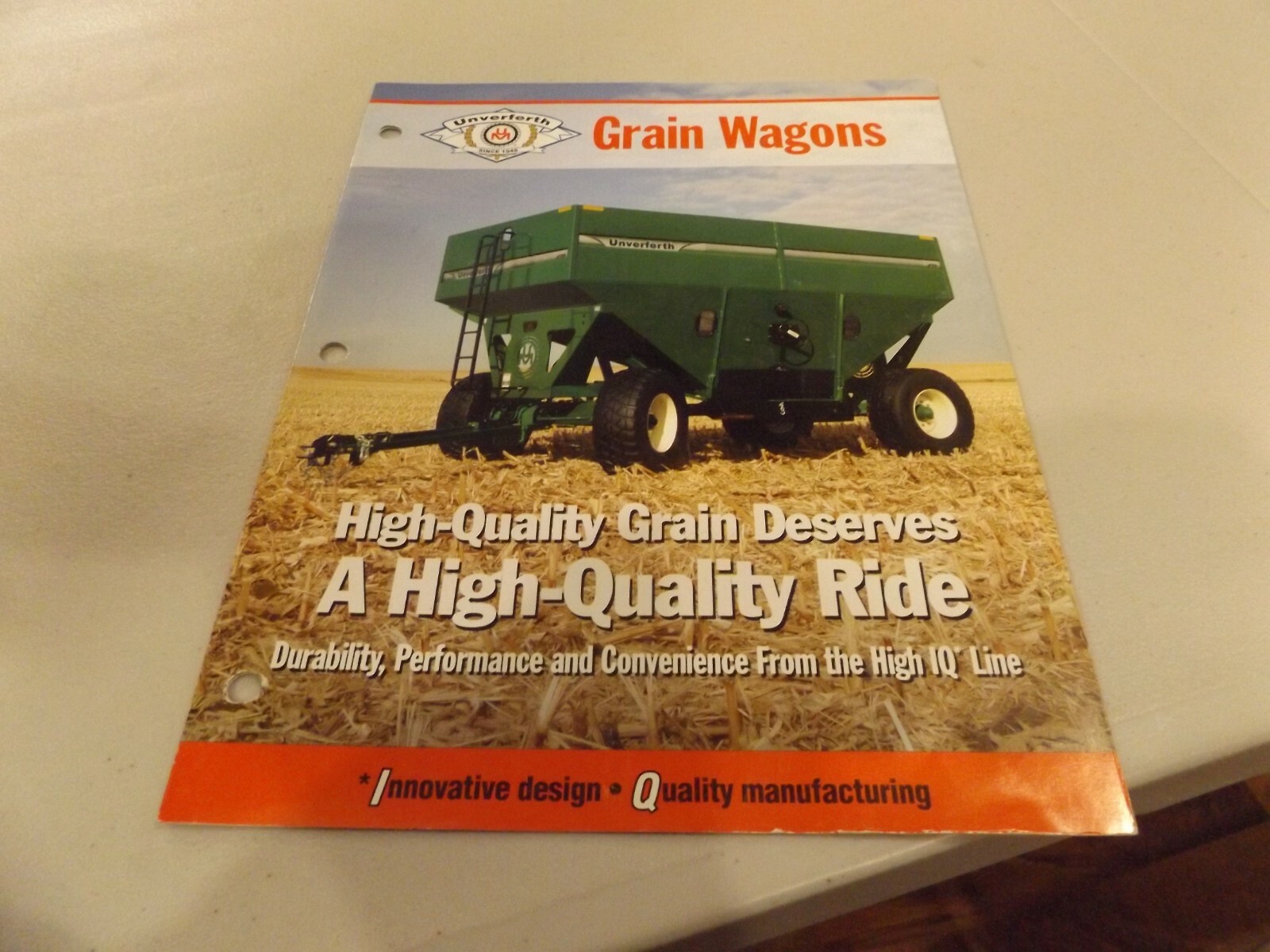UNDERFERTH GRAIN WAGONS, LITERATURE #UGW6010215M7 2006