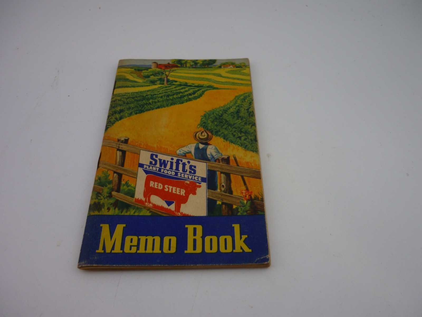 1955 Swift’s Red Steer Memo Book Farm Advertising Fertilizer Calendar