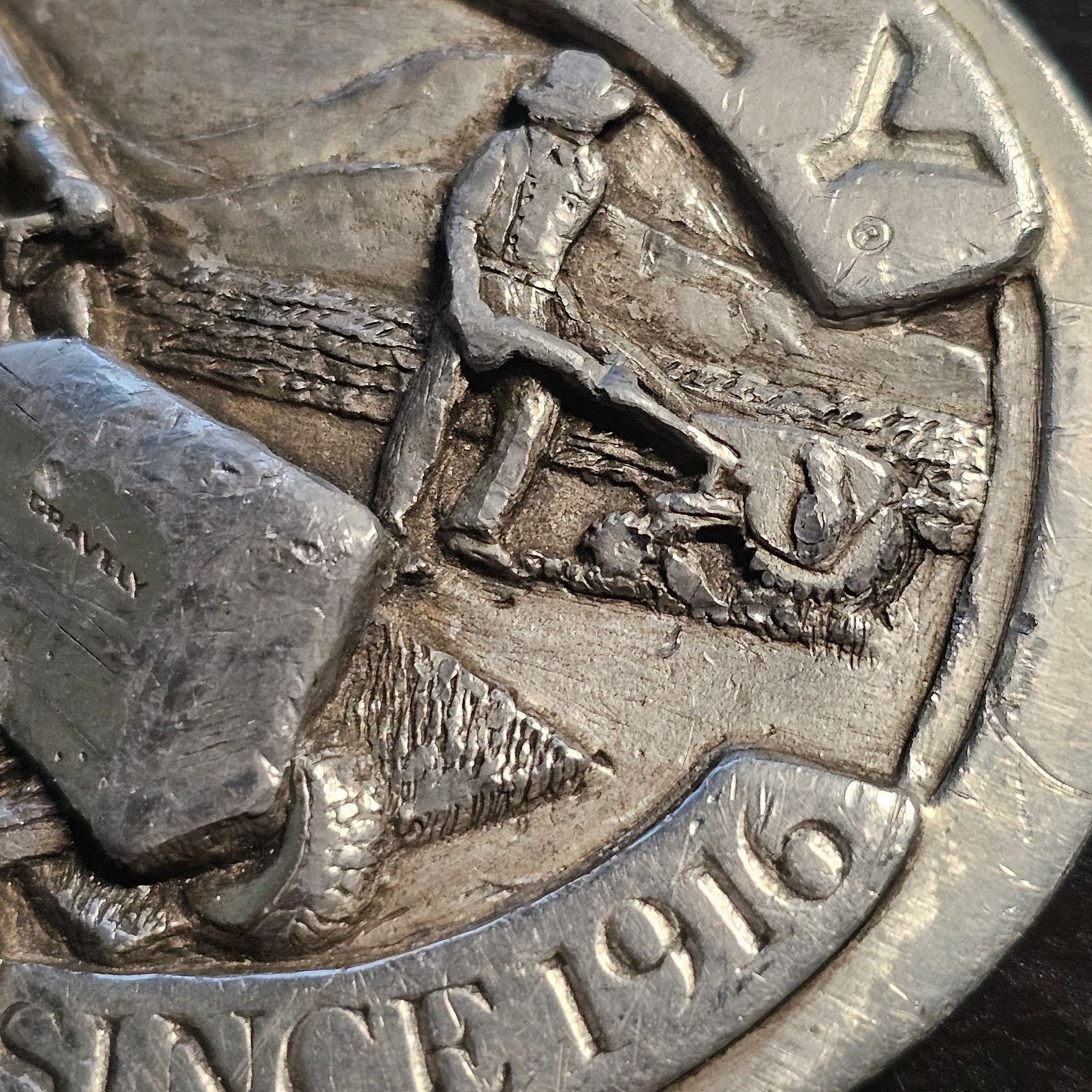Gravely 1984 Limited Edition Belt Buckle #633 Commemorative Tractor Mower