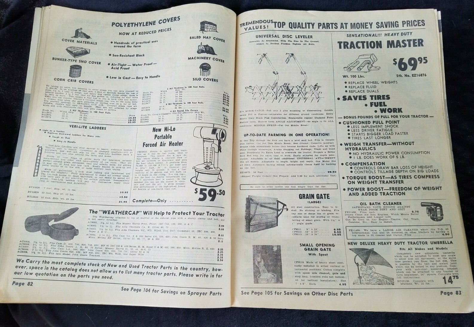 1963 Catalog Central Tractor Parts Co Des Moines Iowa Tools Lubricants Parts