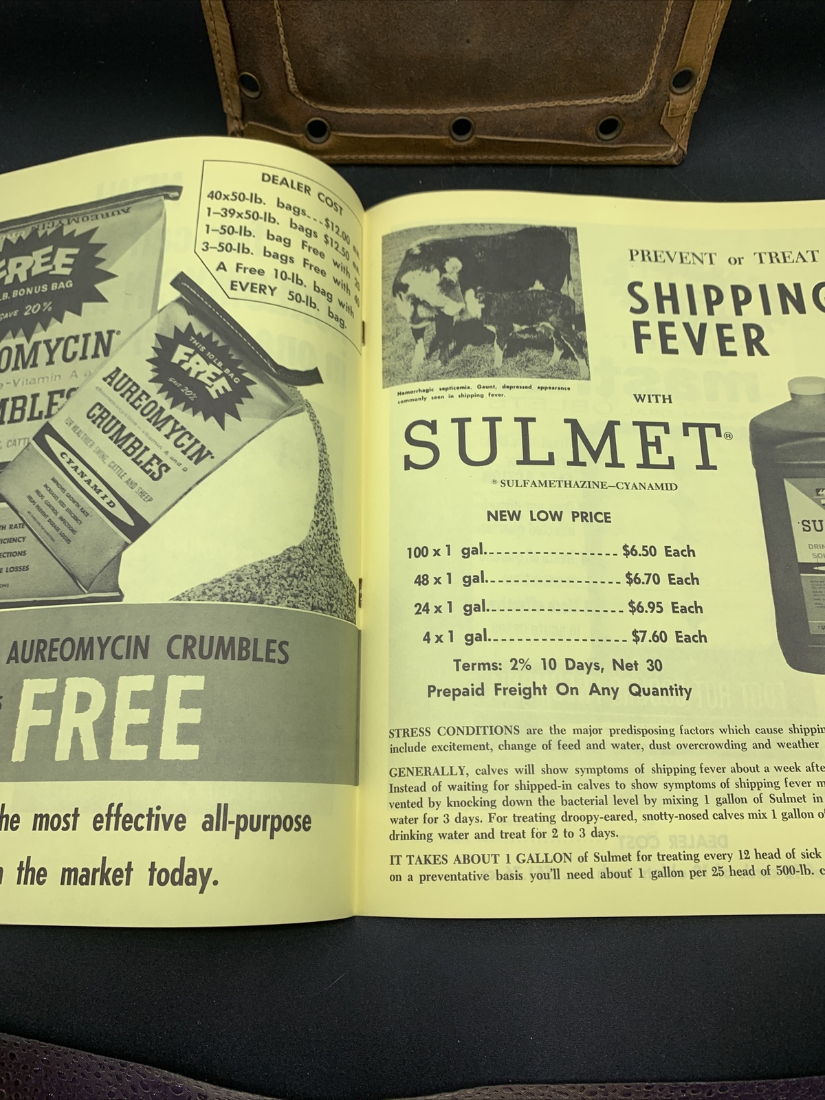 1963 Miller Livestock Chemical Company Promo Book & Original Envelope-Omaha NE