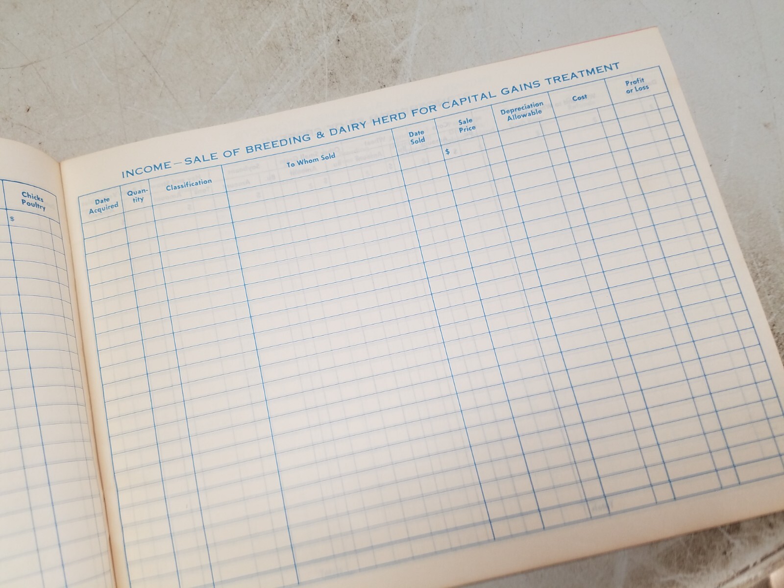 Farmer’s Co-Operative Farm Account Book 1966 (V)