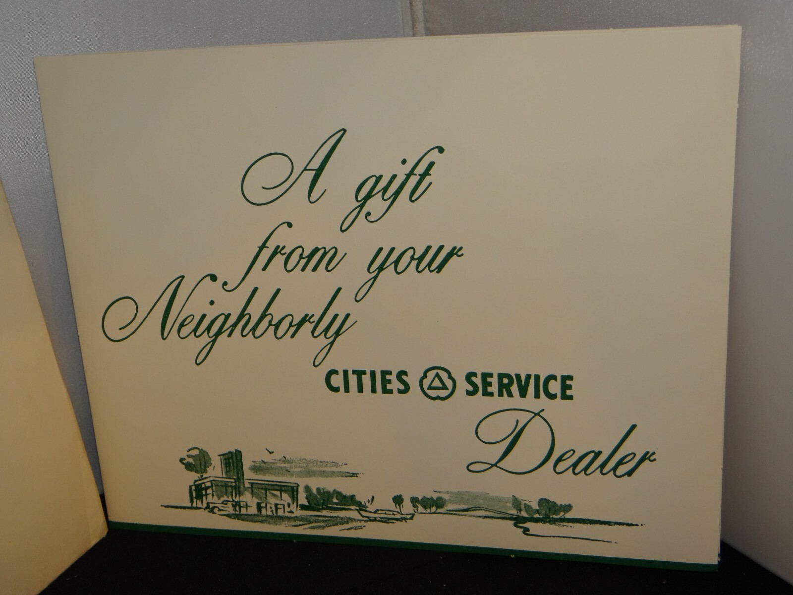 1950’s Cities Service Gasoline Early Automobile Prints Complimentary Gift w/Env.