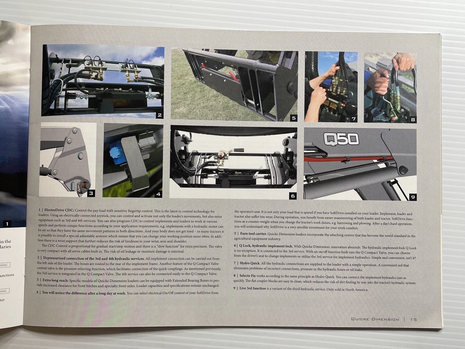 Quicke Q75 Loader Sales Brochure *2010s* (Showroom Sales Book)