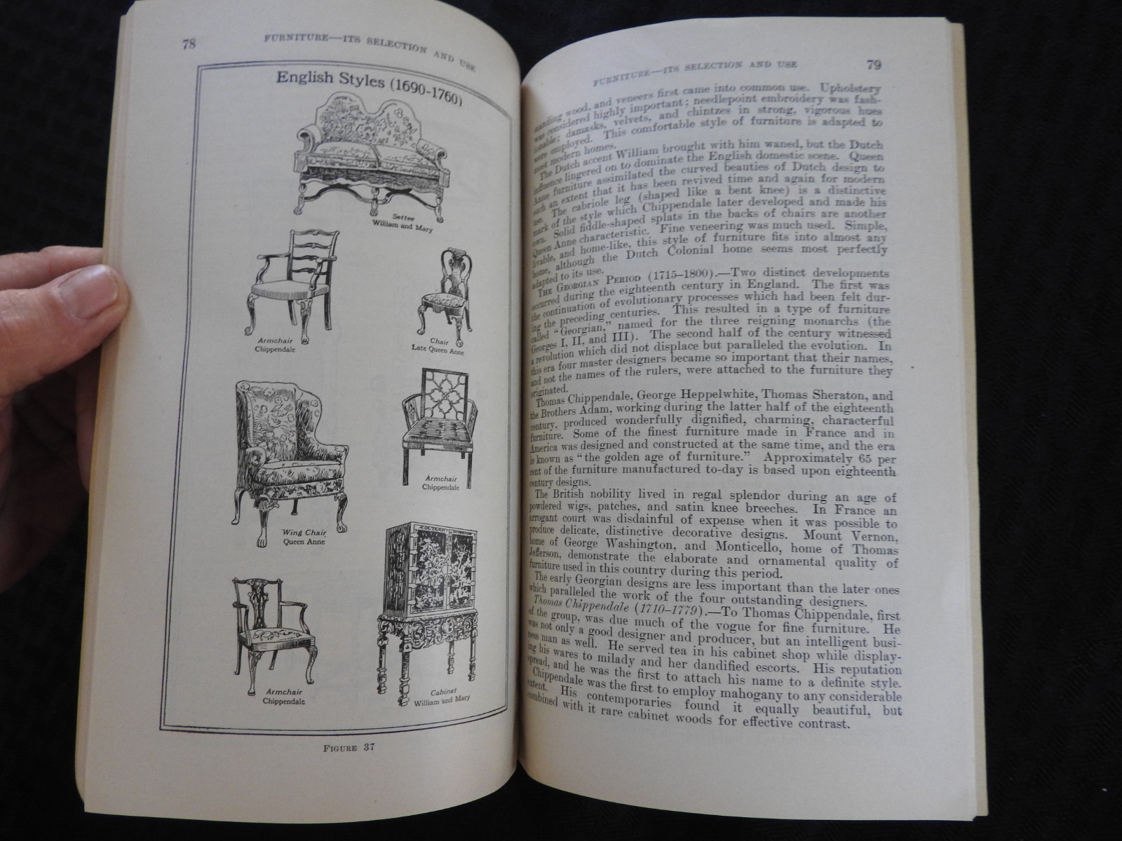 1931 “Furniture, it’s Selection & Use” U.S. Department of Commerce Wood Lumber