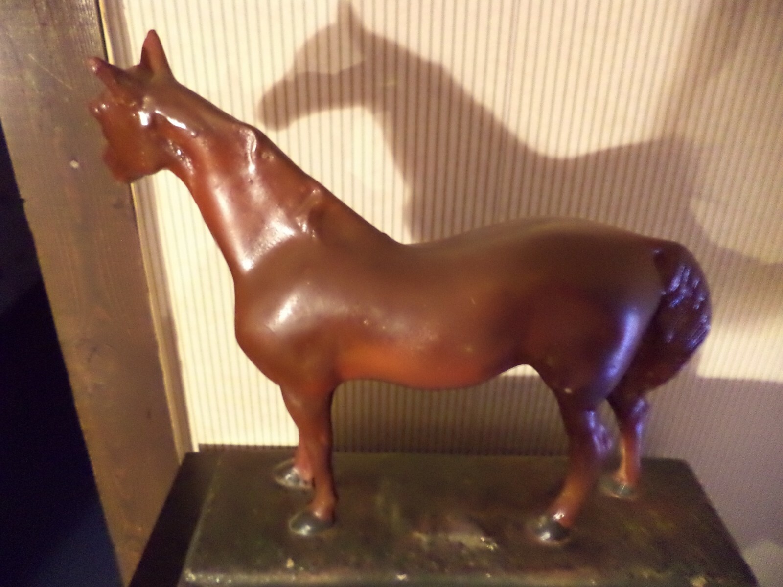 1910 HORSE store display sign COLUMBIA HEALING POWDER SALVE western blacksmith