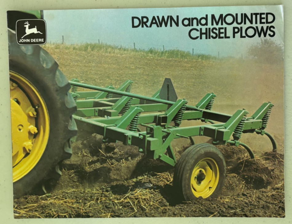 John Deere Drawn & Mounted Chisel Plows For 1976 Brochure DCPA26