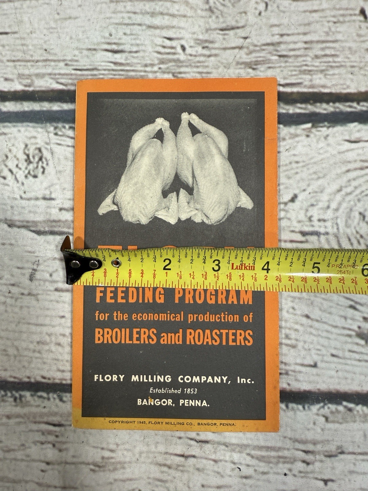 VTG Flory Feeding Program Flory Milling Company Bangor PA Brochure Info Adv Book
