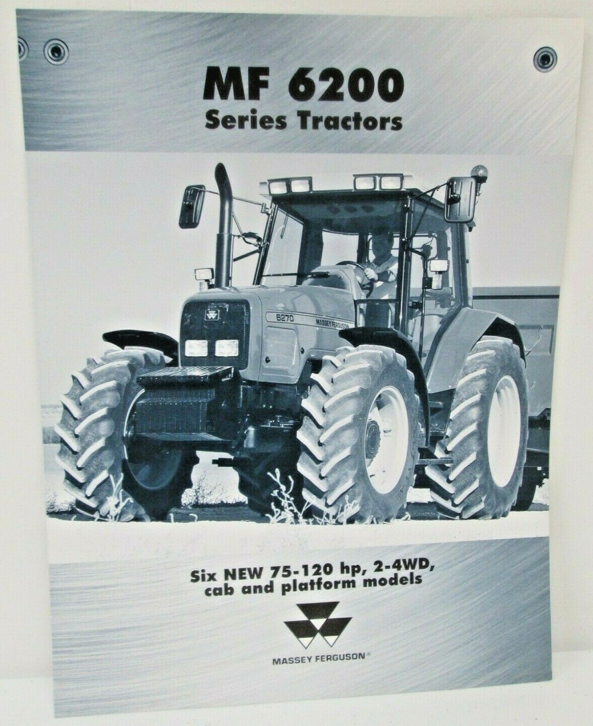 Massey Ferguson MF 6200 Five Series 75-120 hp Cab & Platform Tractors Brochure