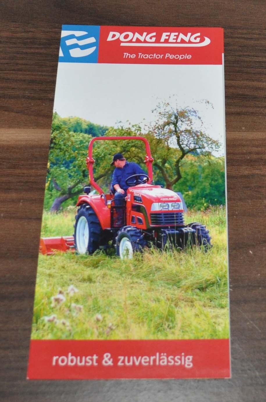 Dong Feng Tractor China Specification Brochure Prospekt