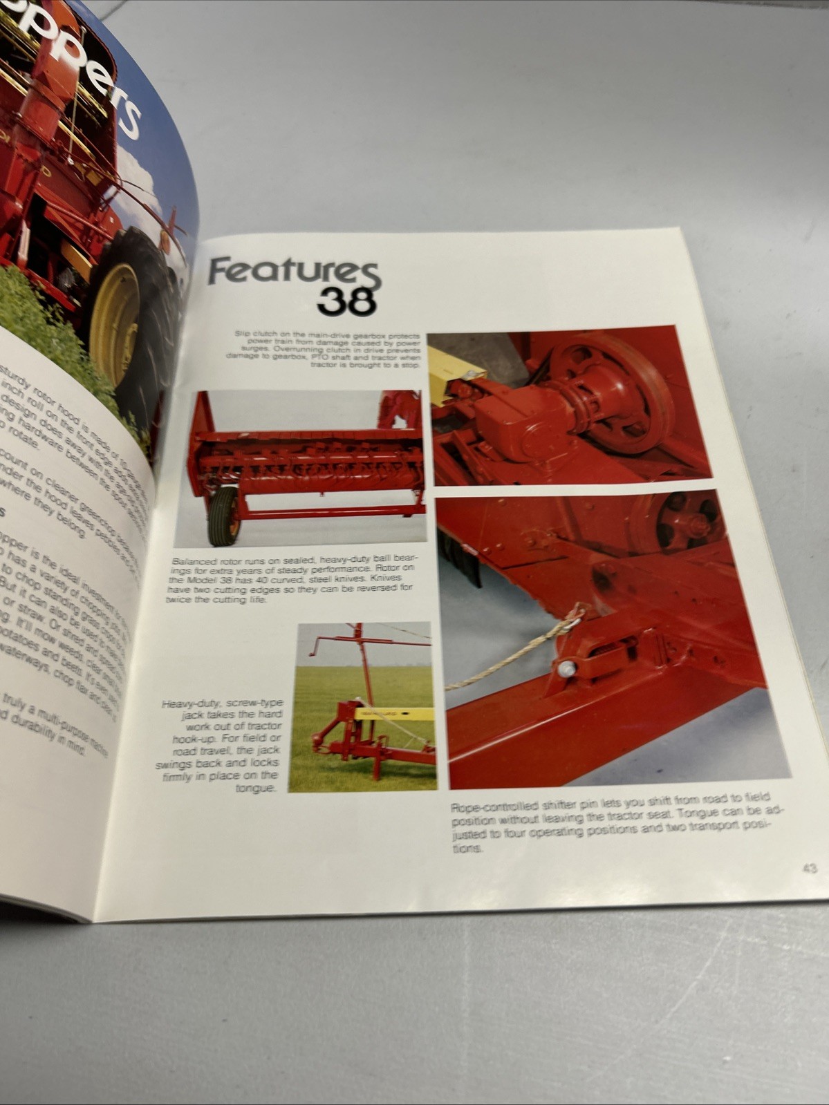 Sperry New Holland Forage Equipment Vintage Sales Brochure