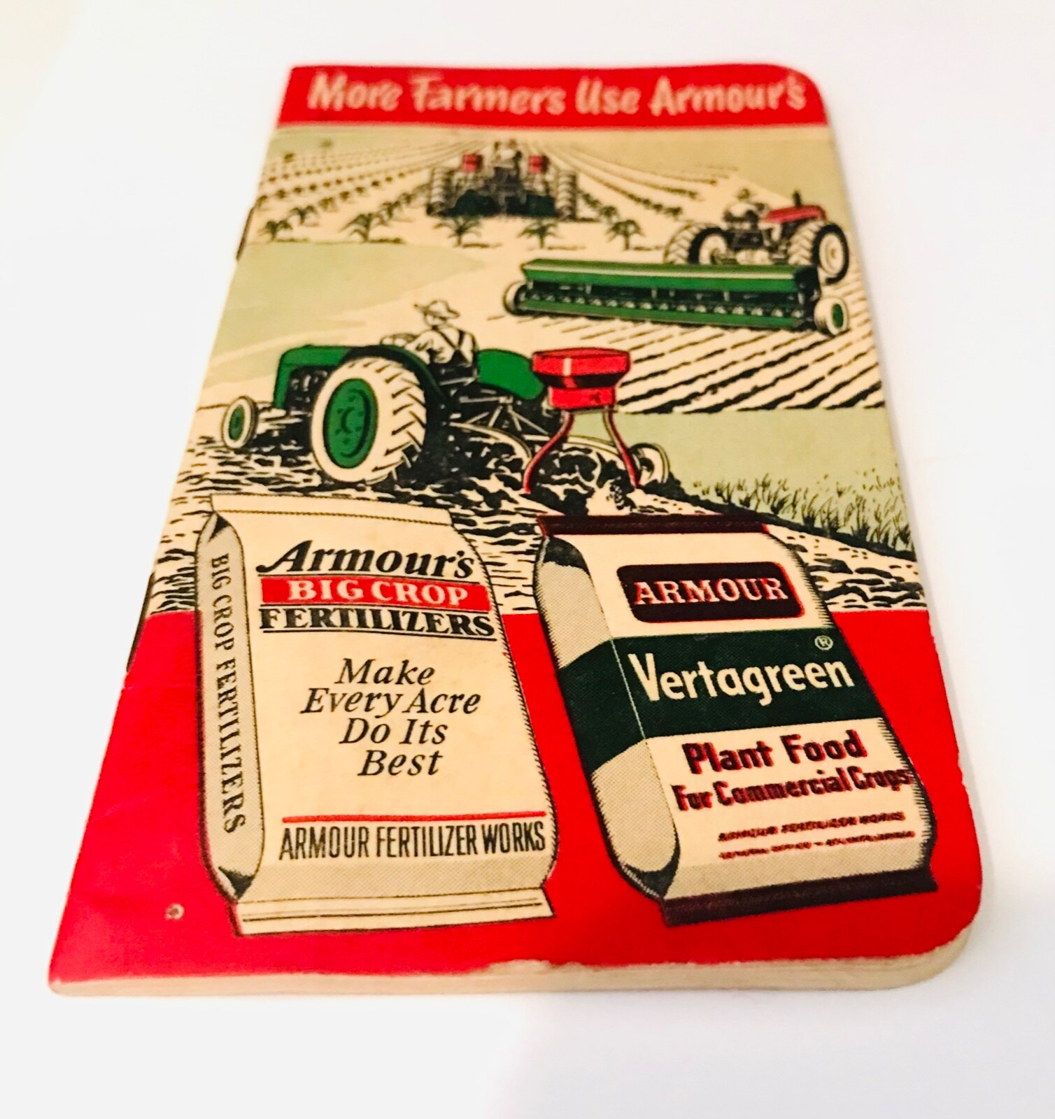 1952-1953 Armour’s Fertilizer & Vertagreen Plant Food Pocket Notebook Calendar