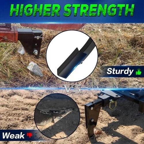 3 Point Trencher Ripper Attachment fit 2″ Receivers, Hitch Mounted Ripper for…