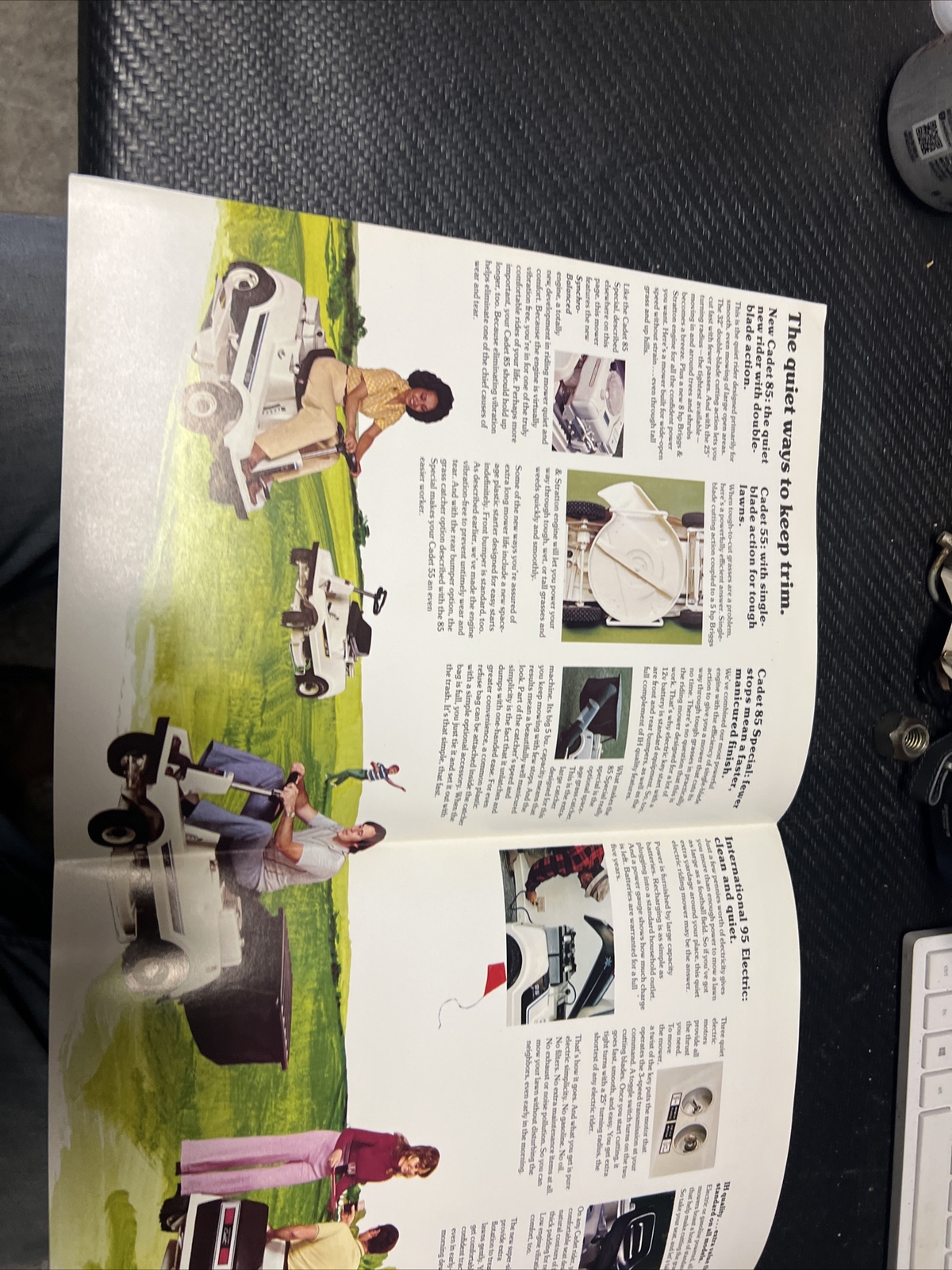 1976 International Cadet Riding Mowers Brochure