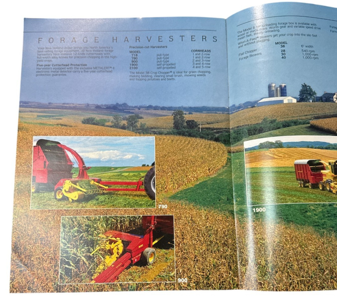 New Holland A Buyer’s Guide 1987 Tractors,Wagons,Farm Equipment Brochure