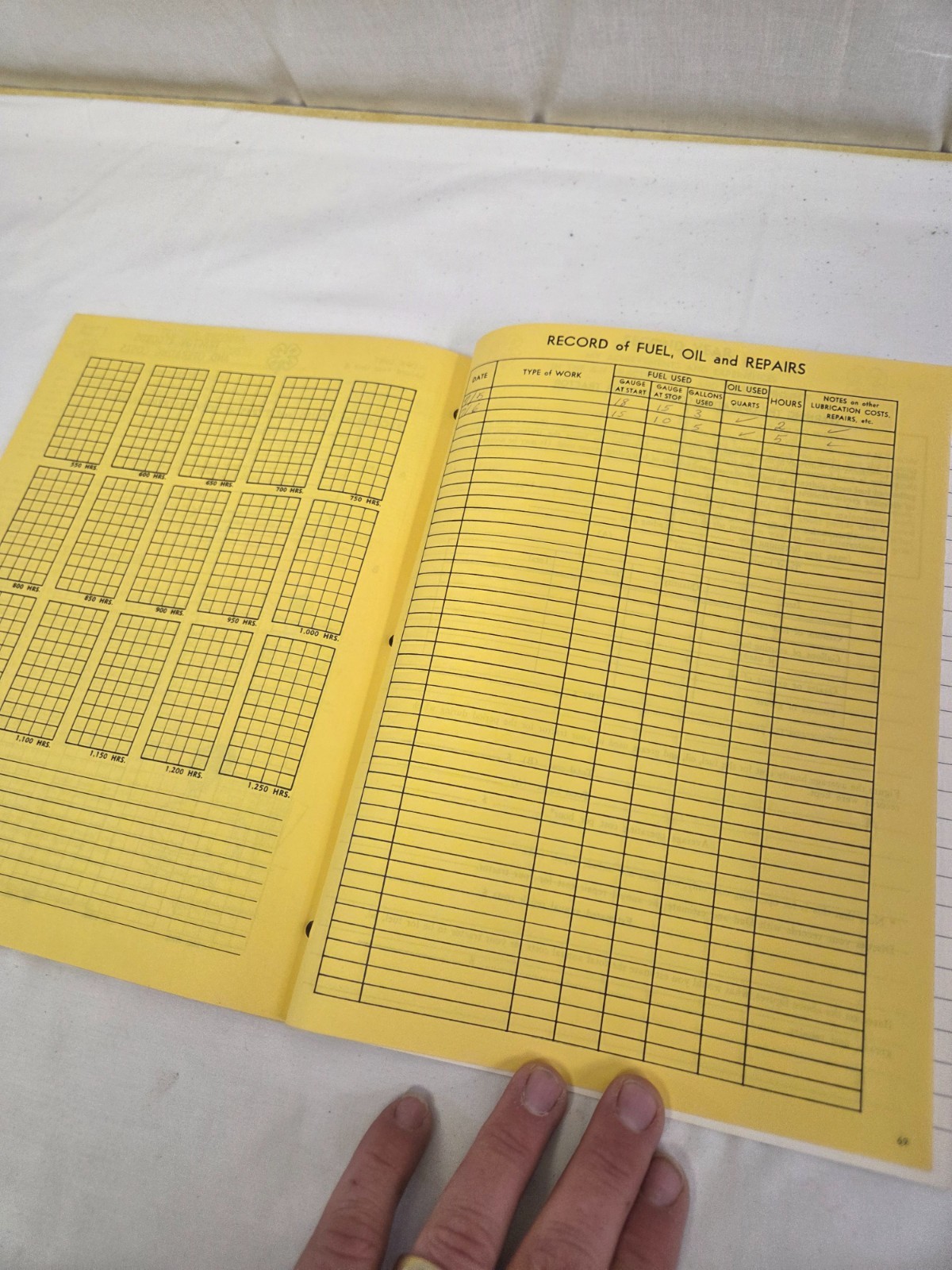 1963 4H Tractor Care And Safety Program Manual Book Second Year