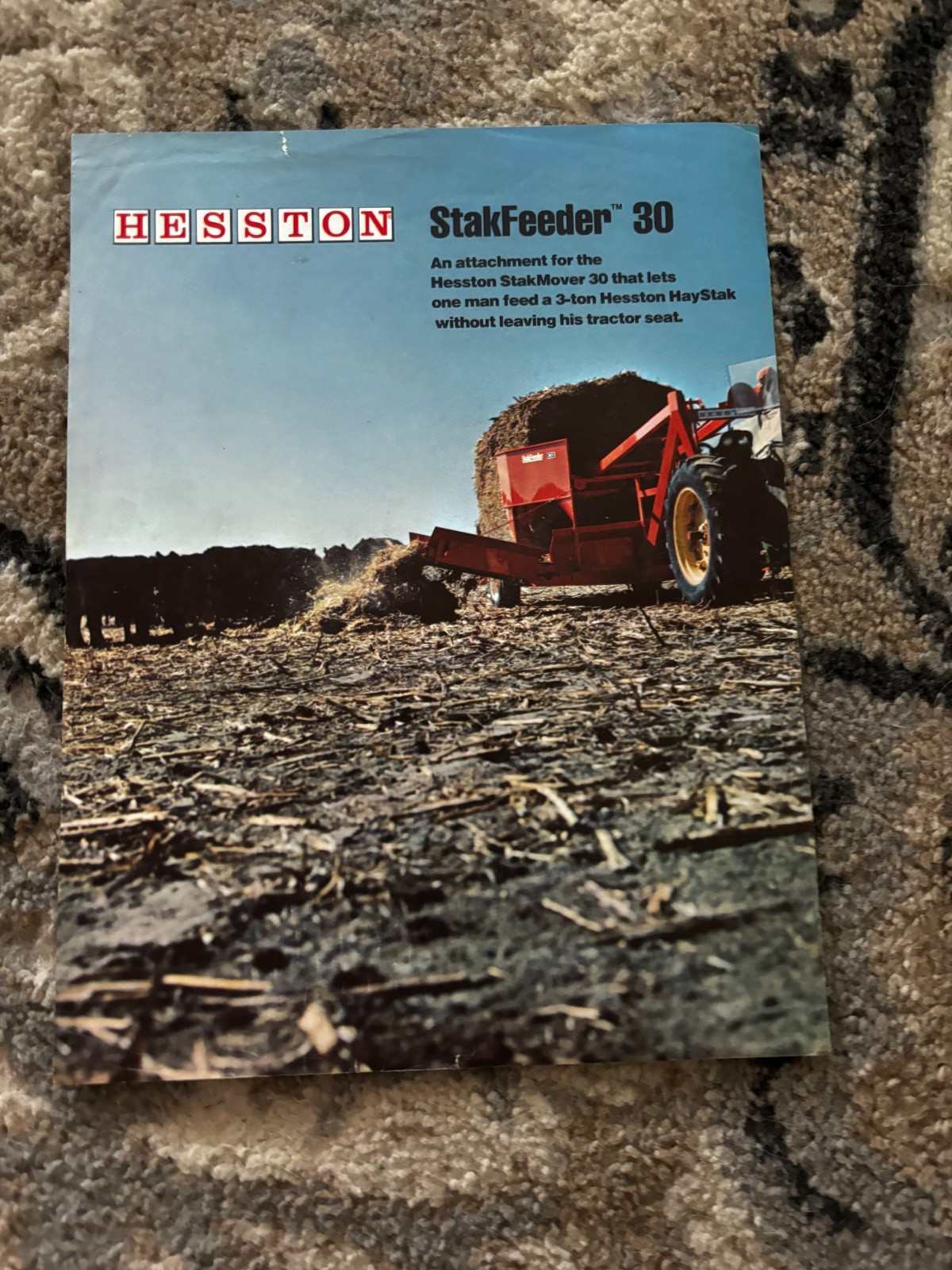 Hesston 30 Stakfeeder For 1972 Brochure DCPA26