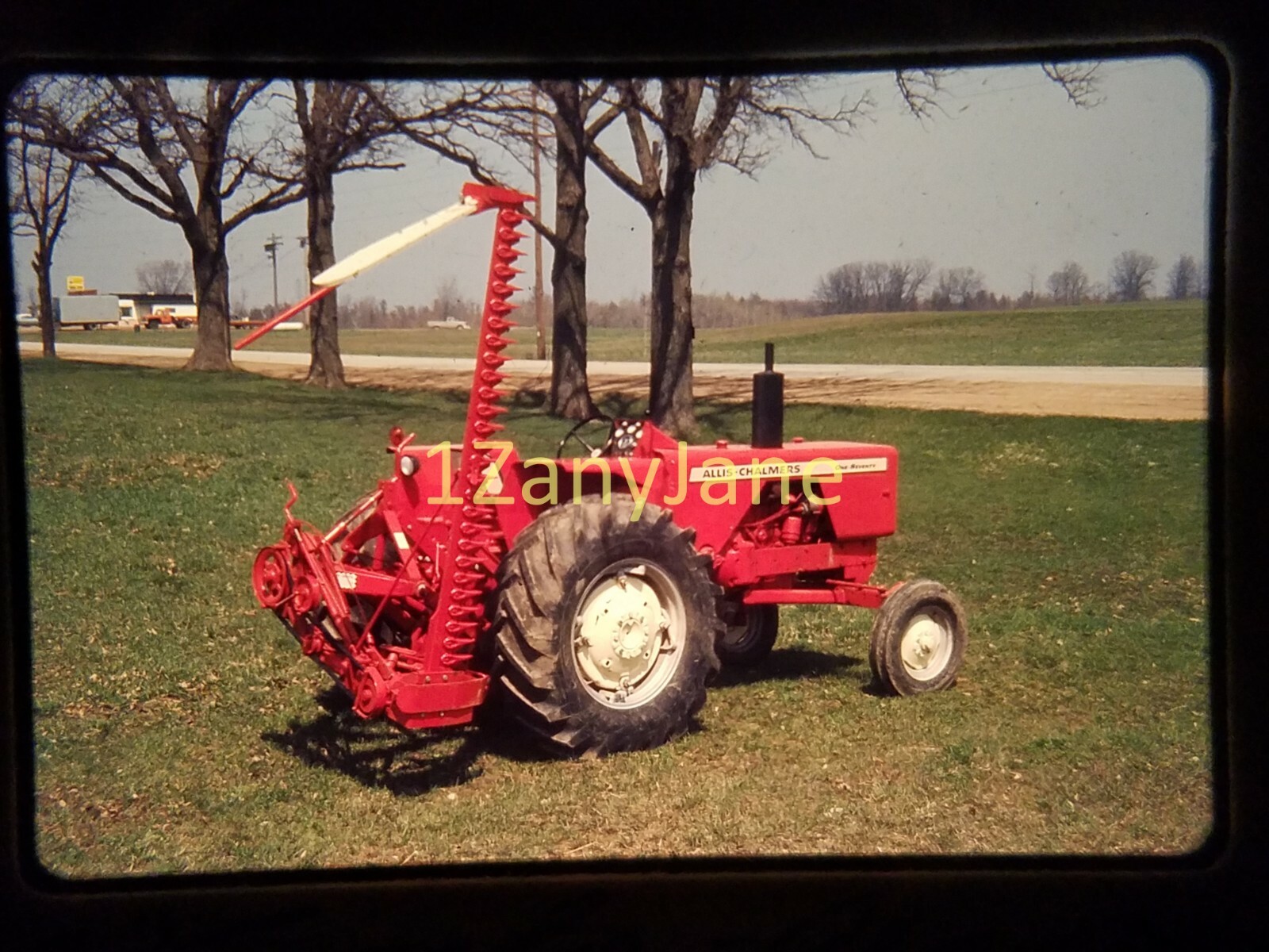 AC0803 35mm Slide of an Allis-Chalmers from MEDIA ARCHIVES 170 TRACTOR & MOWER