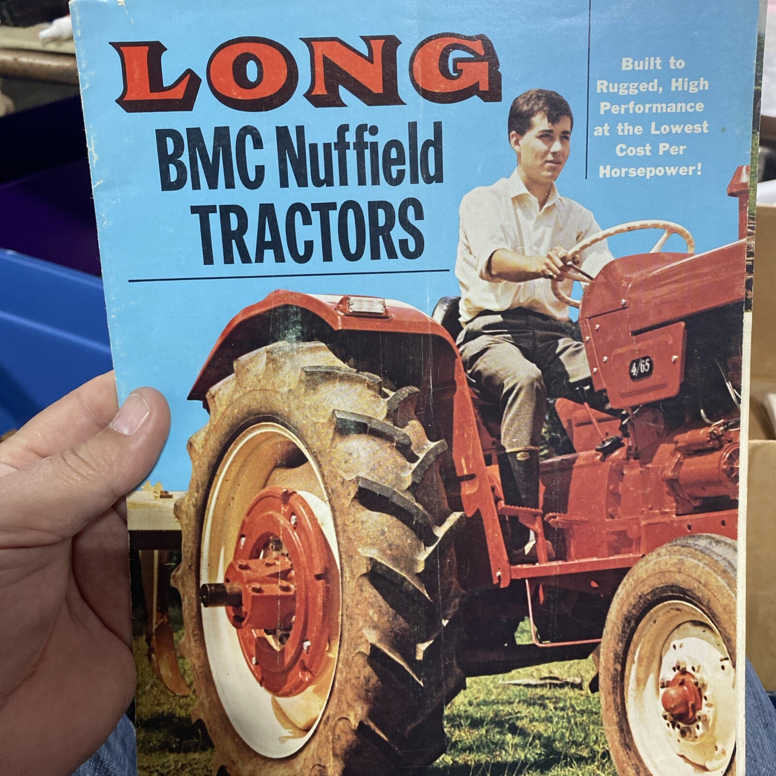 Vintage, Rare Long BMC Nuffield Tractors Brochure