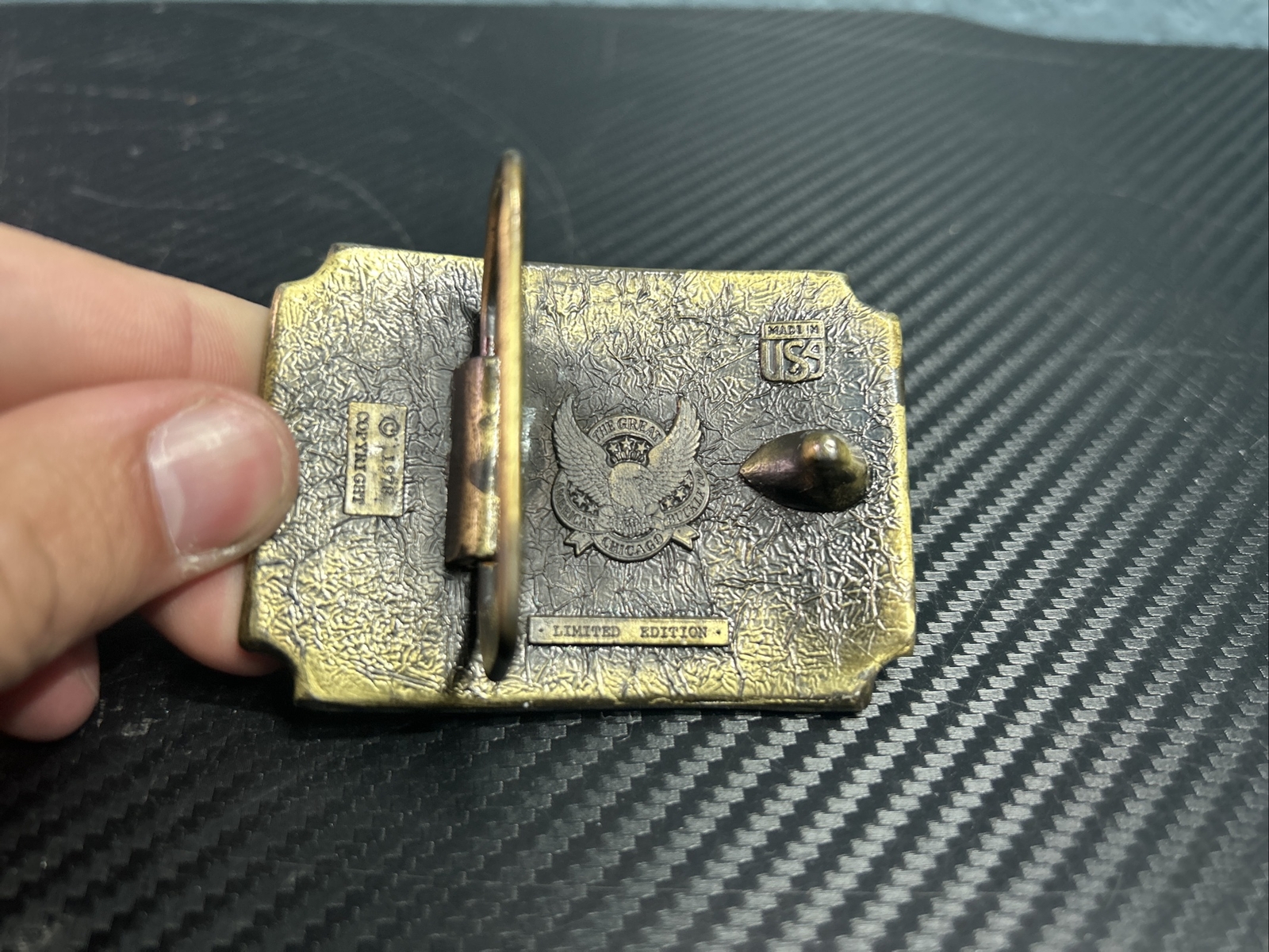 Vintage 1978 SPERRY NEW HOLLAND TWIN ROTOR COMBINE BELT BUCKLE Limited Edition