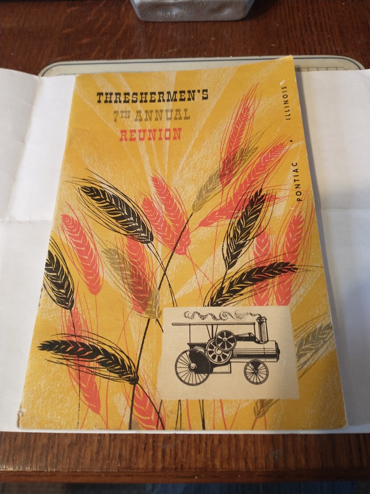 Threshermen’s Reunion 1955 Central States Official Program Pontiac Illinois