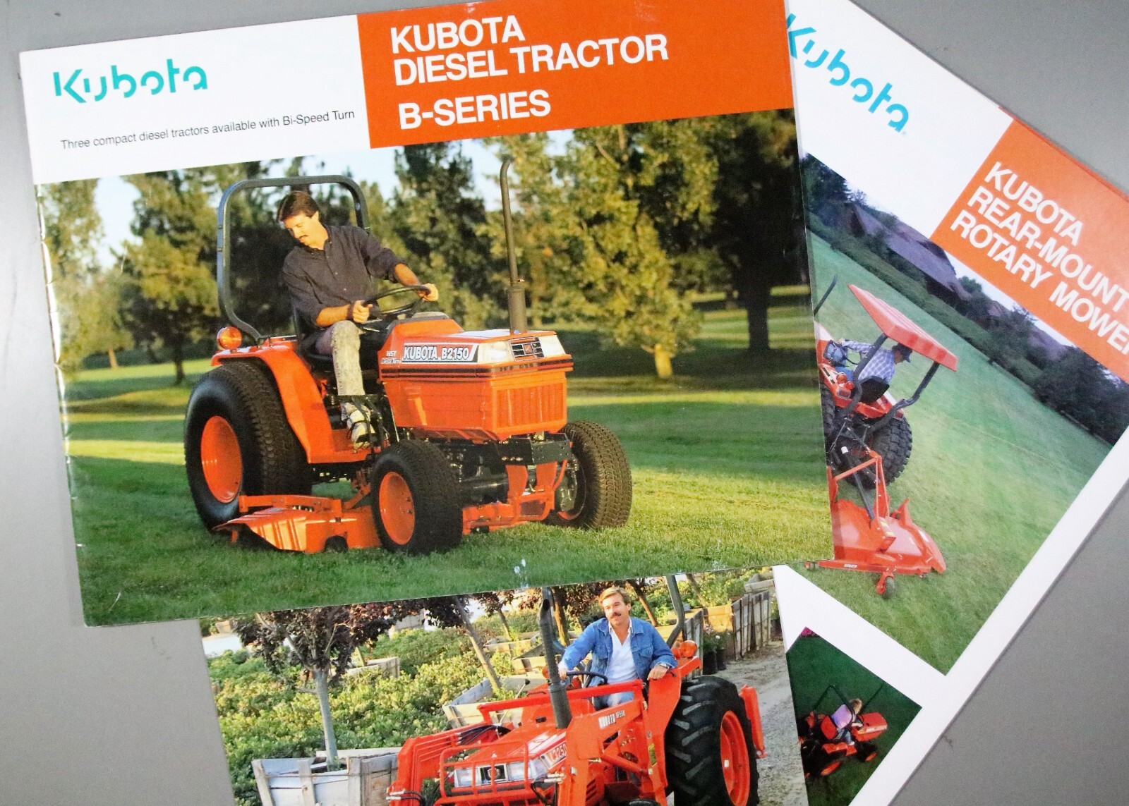 4 KUBOTA Brochures/Literature Diesel Tractor B-Series 4WD Compact B7100HSD (F)