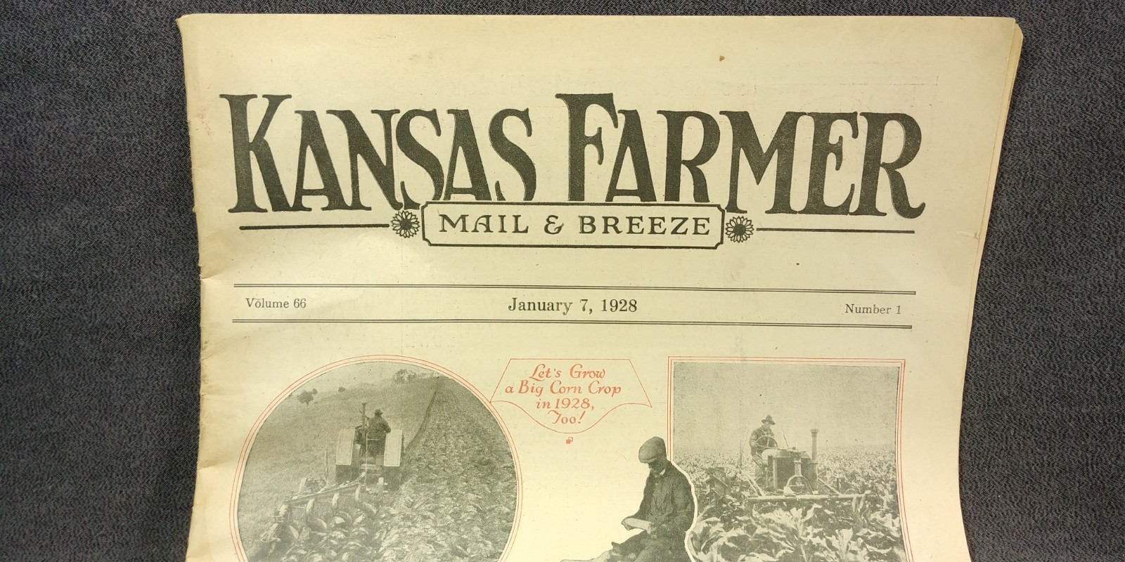 1928 Case 18-32 Tractor Hart Parr AG Farm Ad Kansas Farmer Picture Mag Antique