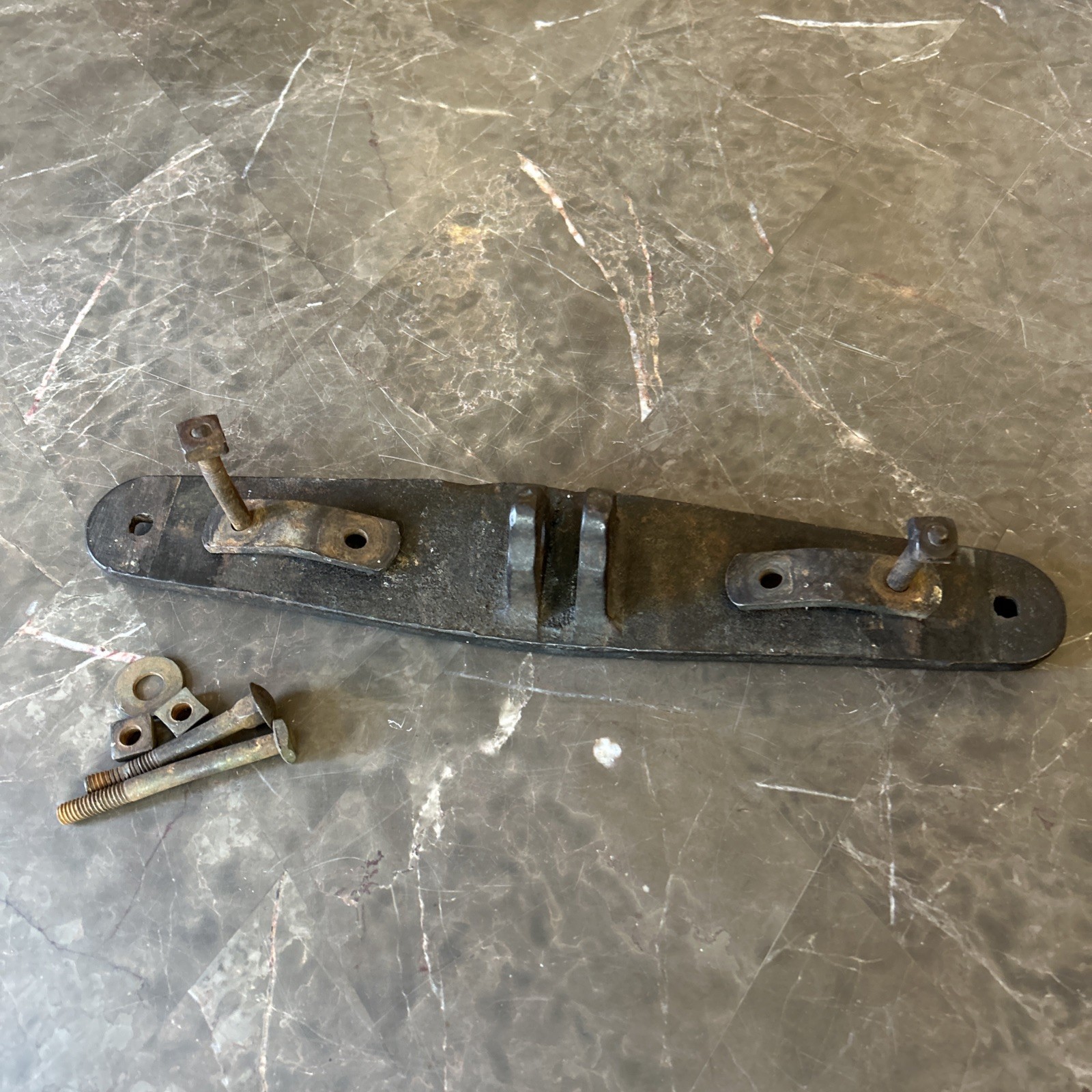 Antique Hudson Mfg Steam Engine Builder’s Plate Threshing Machine Cast Iron