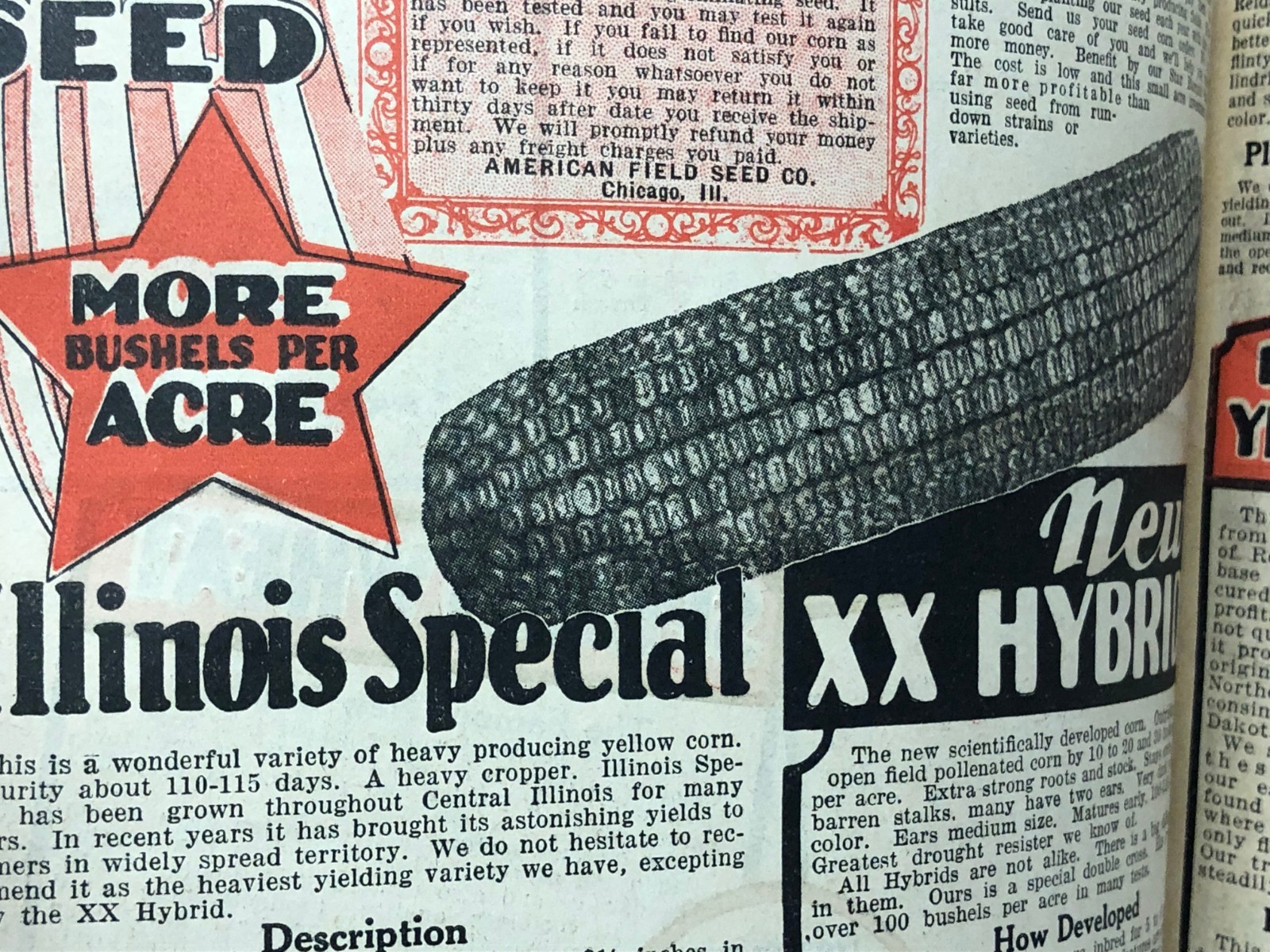 Vintage 1920-30’s America’s Field Seed Co. Booklet Farming