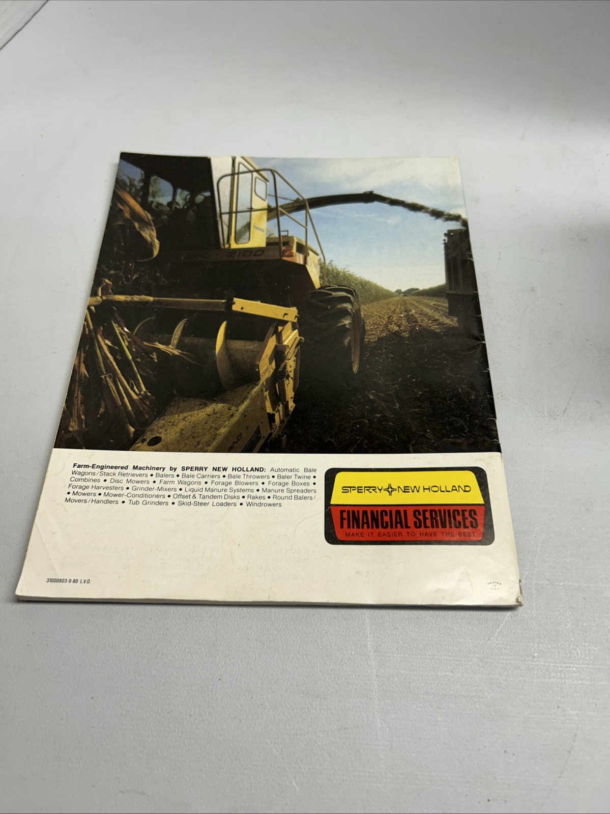 Sperry New Holland Forage Equipment Vintage Sales Brochure