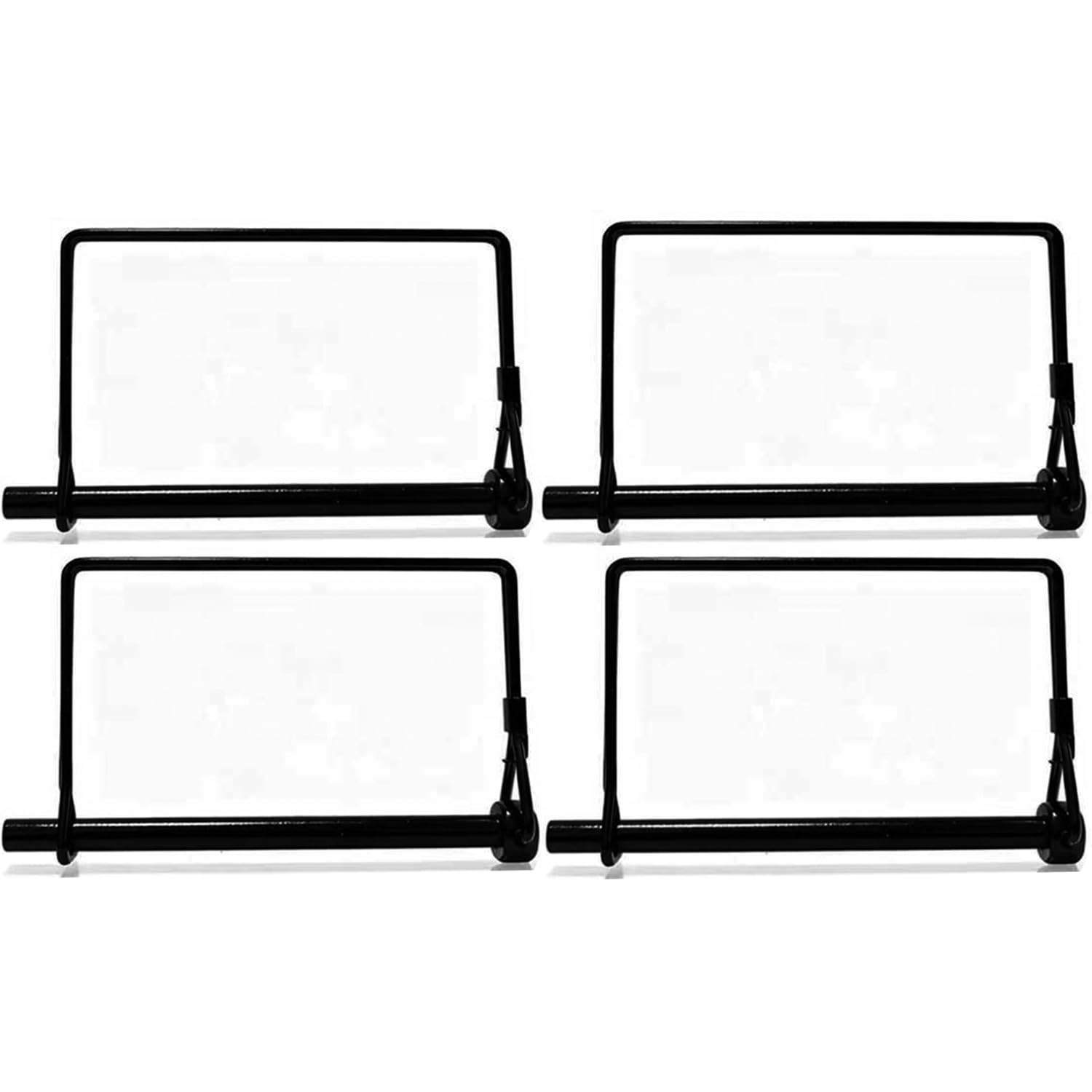 4 Pack 1/4″ x 4″ Trailer Hitch Pins Heavy Duty Steel Coupler Lock Pins