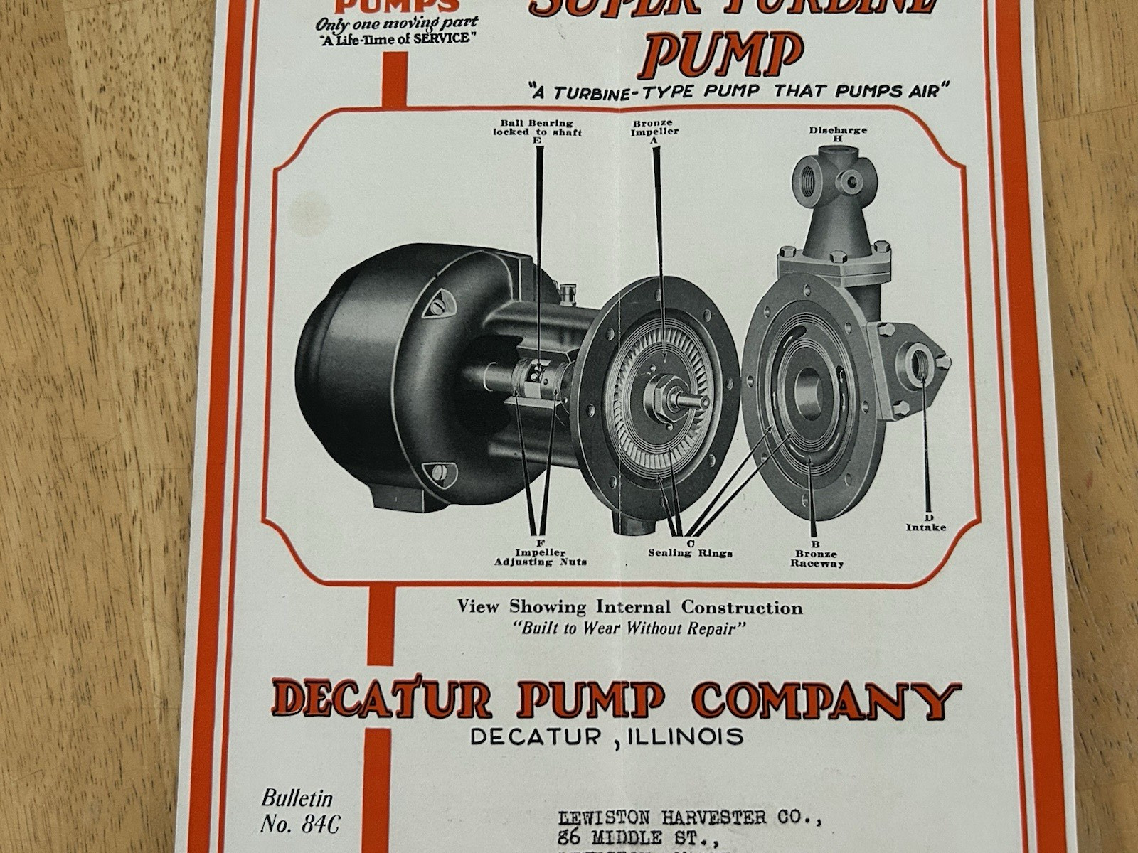 1929 Decatur Pump Company Catalog No 84C
